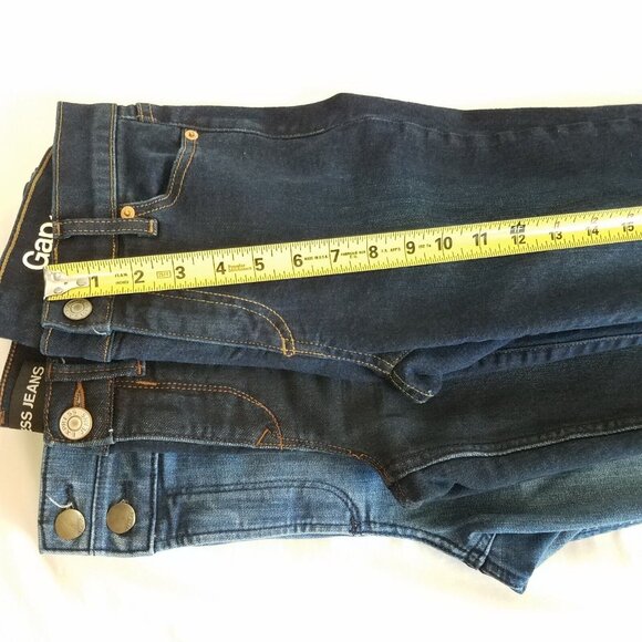 3 Express Gap 1969 Skinny Jeans Jeggings 26" Waist SIZE 00-2  Stretch Jeans Lot - Picture 9 of 16